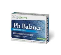 LB PHARMA - PH Balance Complex Plus · Minerales Alcalinos y Vitaminas · Equilibrio del pH Corporal · Calcio, Magnesio, Zinc, Vitamina C, Q10 · 90 Cápsulas Veganas