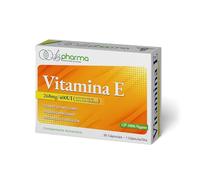 LB PHARMA - Vitamina E 400 UI (268 mg) Vegana - Potente Antioxidante - Contribuye a la Protección Celular - 30 Cápsulas Vegetales - 1 Cápsula al Día