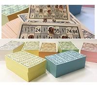 LBA Cartones de Bingo. Pack de 900 Unidades numeradas. Troquelados para facilitar la Marca sin Llegar a desprenderse del Todo.