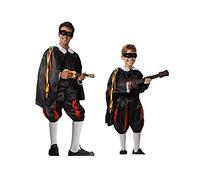 LBA Disfraz de Tuno. Compuesto de Camisa con capa y escarapela, pantalón y cinturón. Varias tallas de niño y Adulto. (Talla única Adulto)