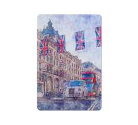 lbbgood London UK Letrero Metálico, Pequeño Acento De Pared Para Pared De Herramientas, Garaje Y Espacio De Hobbies, 30x20cm