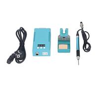 LBEC Estación de soldadura, Estación de soldadura 150-500 ℃ Ajustable 12V 75W Fácil ajuste para trabajar (Enchufe de la UE)