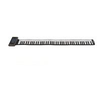 LBEC Teclado Enrollable Piano Función Midi 88 Teclas con batería 100-240V Piano Enrollable para pianistas Enchufe de la UE