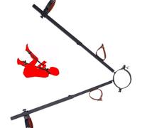 LBGHCTR Divisor de piernas de lujo con esposas for tobillos, collar, dispositivo de bondage for cama sexual, ataduras SM en posición fija, juguete sexual for entrenamiento de la parte inferior del cue