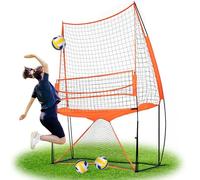 LBH® - Red de voleibol para patio trasero, equipo de entrenamiento de voleibol para exteriores e interiores, red de práctica de voleibol, equipo de entrenamiento para niños y adultos, redes de