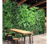 LBHSWWX Papel pintado para pared con diseño de plantas verdes, tela de seda (220 x 140 cm)
