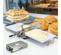 LBJDJYB Laminadora de Masa Plegable Manual, Máquina para Estirar Masa Acero Inoxidable, Grosor Ajustable 0-27mm Laminadora de Hojaldre, para Croissants Pizza Pasta Fresca