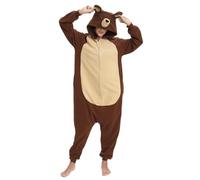 LBJR Pijama Entero Animales Carnaval Unisexo Onesie Kigurumi Disfraz Animal Adulto