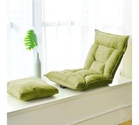 LBLFEBD Silla perezosa con soporte de respaldo, silla plegable de 5 posiciones ajustables, funda extraíble, silla reclinable para sala de estar (color: B)