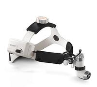 LBMED Linterna Frontal Quirúrgica,Linterna Frontal Médica Recargable con 40000Lux Y Punto Ajustable, Diadema Ajustable Y Distancia Trabajo 420mm,sin Interferencias Daja Frecuencia,para Odontología