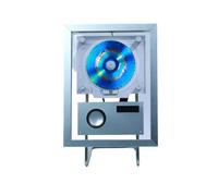 LBMED Marco Música Bluetooth Reproductor CD,Marco Fotos Decorativo para CD Altavoces Incorporados,6efectos Iluminación Y Función Radio FM, Conexión Transmisión Inalámbrica,Salida AUX,Fidelidad Sonido