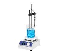 LBNVBC Agitador magnético de Calentamiento de Laboratorio, agitador de Laboratorio de Placa Caliente, Mezclador de termostato con Pantalla Digital, Equipo de Laboratorio 1L 5L 1500rpm(SP-1A)
