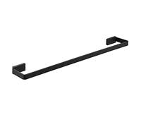 LBRTMED Partita de Barra de Toalla montada en la Pared de Acero Inoxidable para baño de Cocina diseño Simple de 30 cm de Longitud Negra.