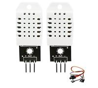 LbsAMP 2 Piezas DHT-22 AM-2302 Sensor Digital Sensor de Temperatura y Humedad con 2 Cables Temperature and Humidity Sensor Compatible con Arduino y Raspberry Pi