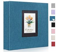 lbum de fotos de 4x6 pulgadas, 600 fotos, lino, gran capacidad, tapa de tela, ideal para bodas, colegios, familia, aniversarios, recuerdos de be