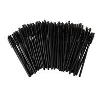 Lbvzxkad 100pzs Cepillo aplicador de varita de rimel negro de pestanas desechables
