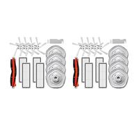 Lbvzxkad 2Conjunto Cepillo Principal, Cepillo Lateral, Filtro Hepa, PañO de Mopa para BOT W10 W10 Pro, Robot de Autolimpieza, Aspiradora y Piezas de Mopa