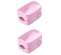 Lbvzxkad 2X Mini MáQuina de Fototerapia de UñAs, Removedor Recargable Eficaz, ReparacióN de DañOs, Limpieza de UñAs, LáMpara ElectróNica, Rosa