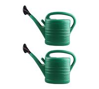 Lbvzxkad 2X Regadera con Verde 10 litros 2 Galones JardíN de Flores Botella de Agua Hervidor de Agua con Manejar Boca Larga