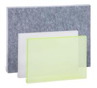 Lbvzxkad 3 Piezas Almohadillas Perforadoras para Artesanías, Almohadillas Perforadoras y Almohadillas Absorbentes Sonido, Herramientas de Perforación Corte Tablero Silencioso Goma