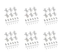 Lbvzxkad 36Pcs 6R Clavijas de Afinación de Guitarra Sintonizadores Cabezas de MáQuina para Reemplazo de Guardabarros