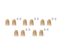 Lbvzxkad 5 Pares de Luces LED Intermitentes para los Dedos, Accesorios PráCticos, Luz PortáTil Multifuncional, Accesorios ElectróNicos, Luz Amarilla