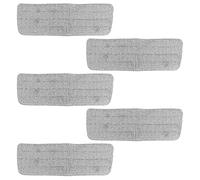 Lbvzxkad 5 Piezas Trapezoide Trapeador Plano PañO de Repuesto 42 X 38 X 14 Cm Adhesivo Trapeador Plano PañO Absorbente Accesorios de Trapeador