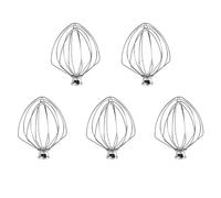 Lbvzxkad 5X KN256WW - Accesorio de Batidor de 6 Cables para, Accesorio de Batidora con Soporte Elevador de Tazón de 5-6 Cuartos de Galón, Repuesto, Agitador de Crema de Huevo