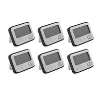 Lbvzxkad 6X Cocina Temporizador de Cuenta AtráS Digital: el Contador NiñOs Grandes LCD Sencilla Clip MagnéTico de Reloj Mini Minuto Segundo CronóMetro Hora Timbre de Gigante Grande