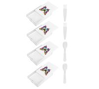 Lbvzxkad Bandeja de Diamante para Manualidades, Pintura, Cajón Apilable, Bandeja de Gran Capacidad, Contenedor de Almacenamiento de Taladros de Colocación Múltiple D