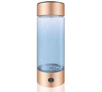 Lbvzxkad Botella de Agua de HidróGeno, 420 Ml, 1400 Ppb, TecnologíA PEM SPE, MáQuina Ionizadora de Agua de HidróGeno PortáTil, Elementos Esenciales ()