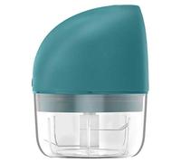 Lbvzxkad Mini Picadora de EléCtrica InaláMbrica, Procesador de Alimentos PortáTil USB, Picar Jengibre, Pimienta, Zanahorias 100 Ml,