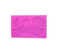 Lbvzxkad Molde de Dragón Molde para Hornear Fondant de Dragón Molde Antiadherente de Fácil Liberación para Postres Fondant Resina Chocolates Galletas