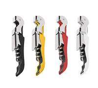 Lbvzxkad Paquete de 4 Sacacorchos Juego de Abridor de Vino de Servicio Pesado con Cortador de Aluminio y Abrebotellas Llave de Vino para Camareros, Hogar