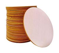 Lbvzxkad Piezas de Madera Sin Terminar Adornos de Recortes de Madera para Manualidades DIY Pintura, TincióN, Grabado, 30 Paquetes de 4 Pulgadas