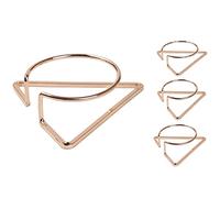 Lbvzxkad Servilleta de Estilo NóRdico Simple con Triple Esquinas Doradas, Hebilla Modelo Suave, Muebles de HabitacióN, Vajilla, Adornos, Anillo de Servilleta