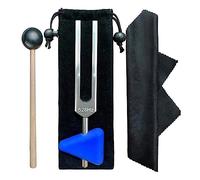 Lbvzxkad Sintonizador de DiapasóN con Juego de Mazos para Reparar, Curar, el Nervioso, DiapasóN para el Cuidado de, 528 Hz