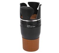 Lbvzxkad Sostenedor de Multi de Coche Organizadpr Multifuncional 4 En 1 Inserto de Botella para Beber Agua Café Teléfono Móvil Gafas de Sol (Negro)