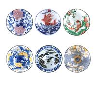 Lbwstellar 6 tazas de té japonesas, tazas de té tradicionales retro chinas, 80 ml, tazas de té elegantes, buena opción para saborear la vida