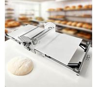 Lbxlhr Amasadora Profesional De Sobremesa | Laminadora Eléctrica Ajustable (2-30 Mm) para Masa De Croissants, Pizza Y Pasta | Diseño Plegable De Acero Inoxidable, 110 V/220 V
