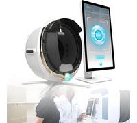 Lbxlhr Analizador de Piel Profesional de 13,3/21,5 Pulgadas, máquina de análisis Facial 3D, detección y análisis de Piel Facial de 38 MP, Detector de Piel para un Cuidado de la Piel Saludable(21.5in)