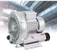 Lbxlhr Soplador regenerativo Mejorado, soplador de Anillo vórtice de Alta presión trifásico de 380 V, Bomba de Aire regenerativa de 250 W a 1500 W para aireación de Aguas residuales(250W/0.33HP)