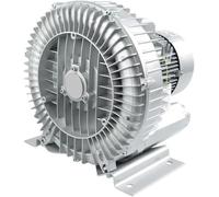 Lbxlhr Soplador regenerativo trifásico de 380 V, soplador de vórtice de Alta presión de 250 W/0,33 HP a 1500 W/2,01 HP, para acuicultura. Soplador regenerativo monofásico(550W/0.74HP)