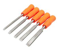 LBY Juego de cinceles de madera de 5 tamaños, 6/8/10/12/14 mm, kit surtido de cinceles para carpintería