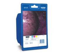Brother LC1220RBWBP Multipack cian / magenta / amarillo Original LC-1220-C M Y
