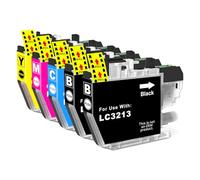 LC-3213 LC3211 Cartuchos de Impresora compatibles para Brother LC-3213 LC3211 para DCP-J572DW DCP-J772DW DCP-J774DW MFC-J497DW MFC-J491DW MFC-J890DW MFC-J895DW(2negro,1Cian, 1Amarillo, 1Magenta)