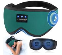 LC-dolida Bluetooth Antifaz para dormir, Auriculares para Dormir Anti-Luz Máscara de Dormir Sin Presión Ocular para Mujeres y Hombres, Auriculares para Dormir en Viajes, Turnos de Noche, Oficina