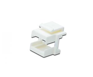 LC keystone frame for patch panel color white