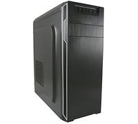 LC-POWER 7038B, Midi Tower, PC, Metal, Negro, ATX,Micro ATX,Mini-ITX, 14,5 CM