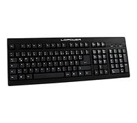 LC POWER BK-902 Teclado (ALEMAN) USB QWERTZ German Black BK-902